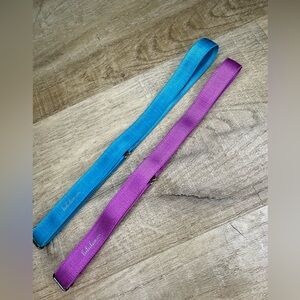 Lululemon Adjustable Headbands Set of 2 – Grip Lined